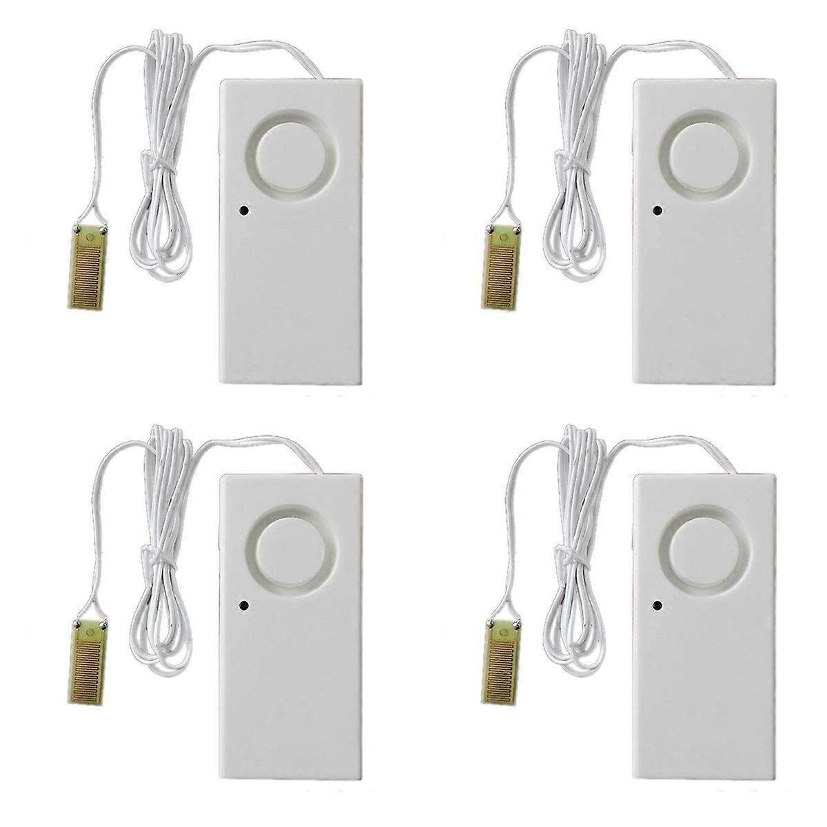 4X Home Alarm Water Leakage Spot Alarm Detector Water Leak Sensor Detection
