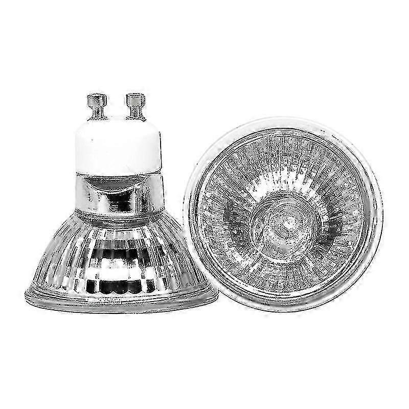 8個のGU10ハロゲンランプリフレクター-35Wウォームホワイト2700K