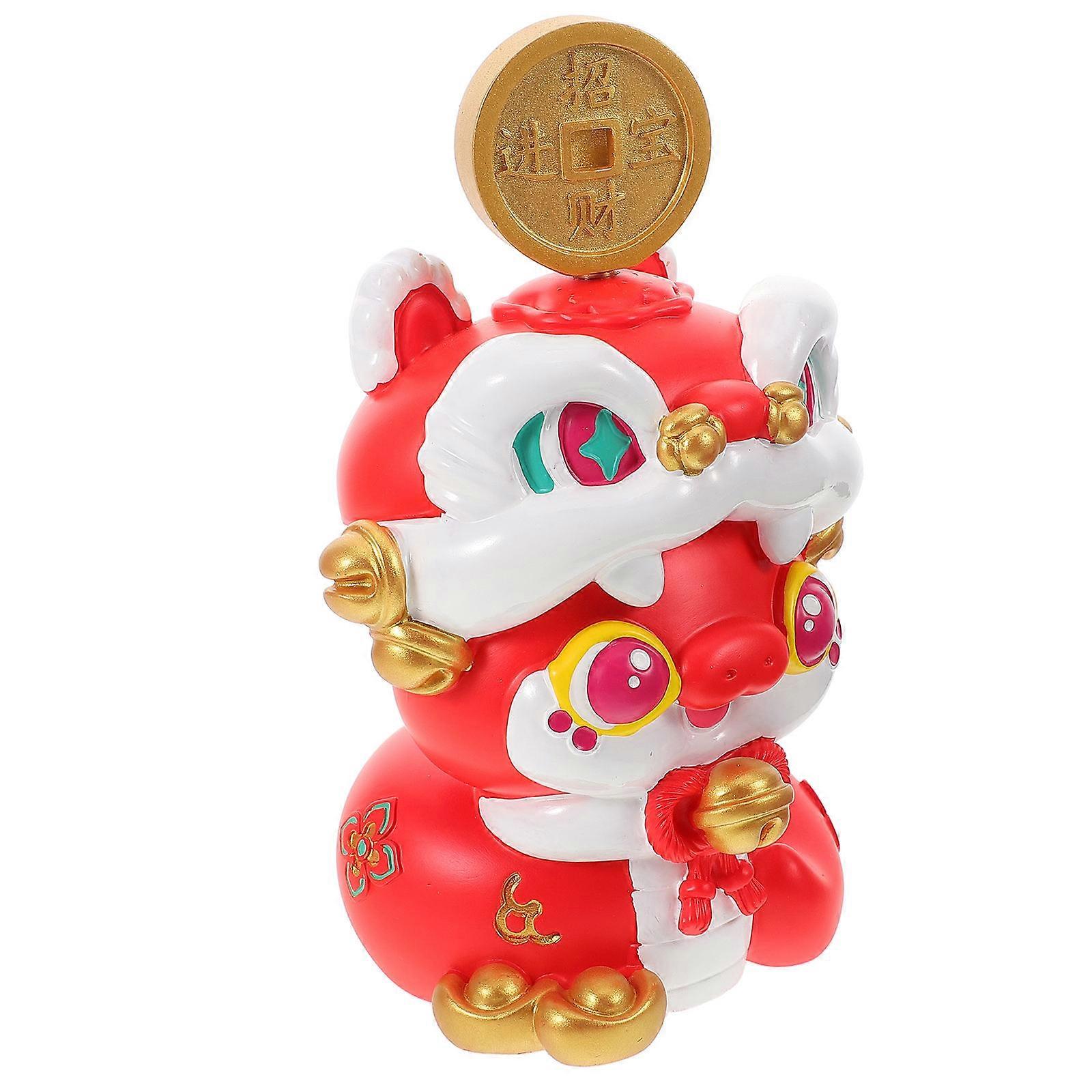 2025 Year of The Snake Zodiac Animal Coin Bank for Attracting Prosperity 2Pcs
