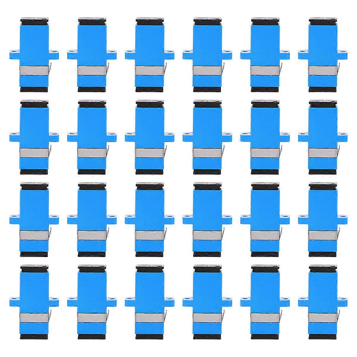 Fiber Coupler Connector for Optical Transfer 72Pcs Blue Cable