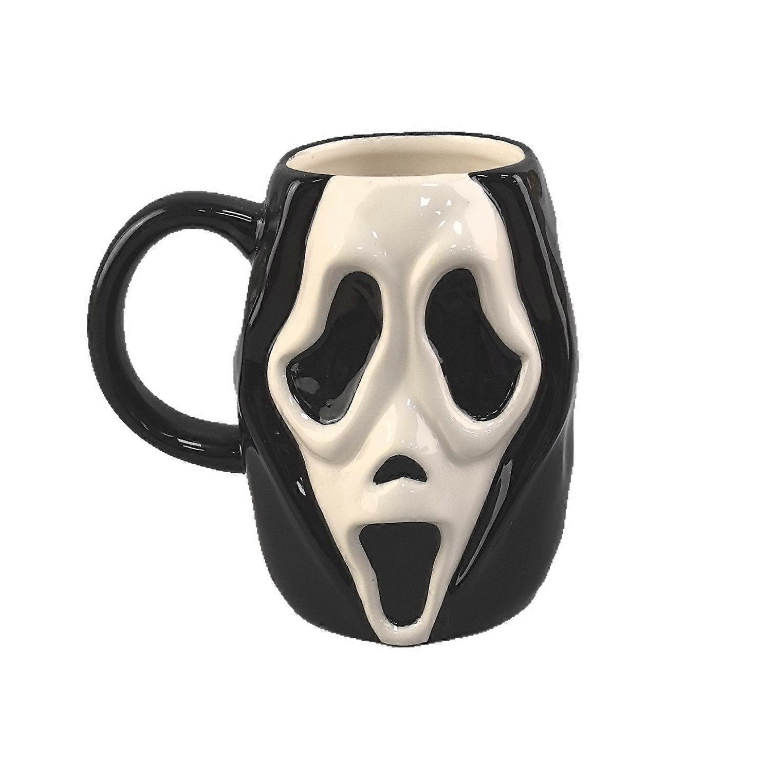 Ghost Face Mug, 13 Oz Sculpted Design