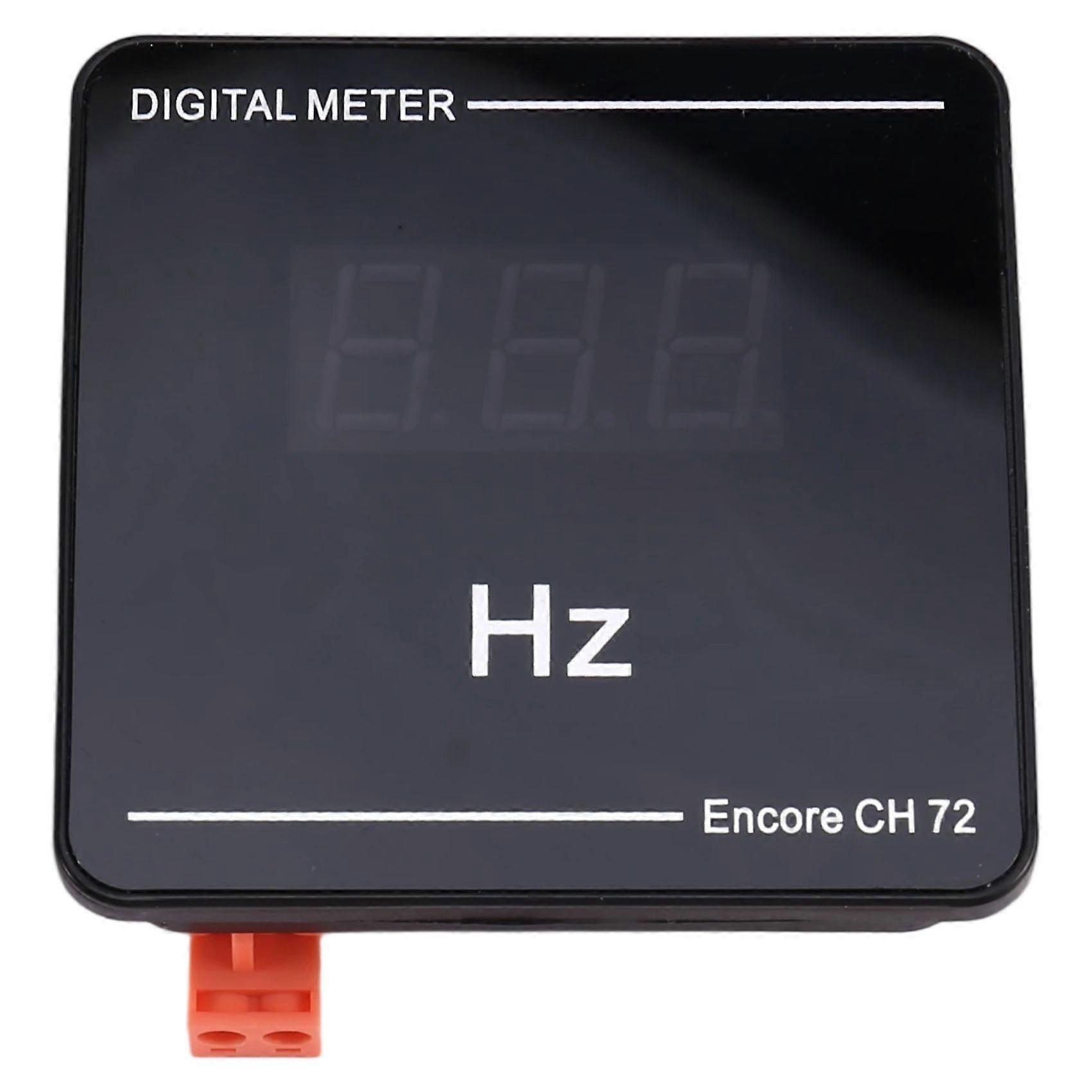 Digital Cymometer Digital Frequency Meter 10-99.9Hz AC50-500V 0.56in LED Display Hz Counter Tester Cymometer