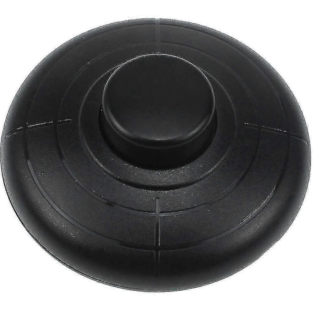 In-line Foot Switch For Standard Lamp Round In-line Foot Switch For Floor And Table Lamp - Black