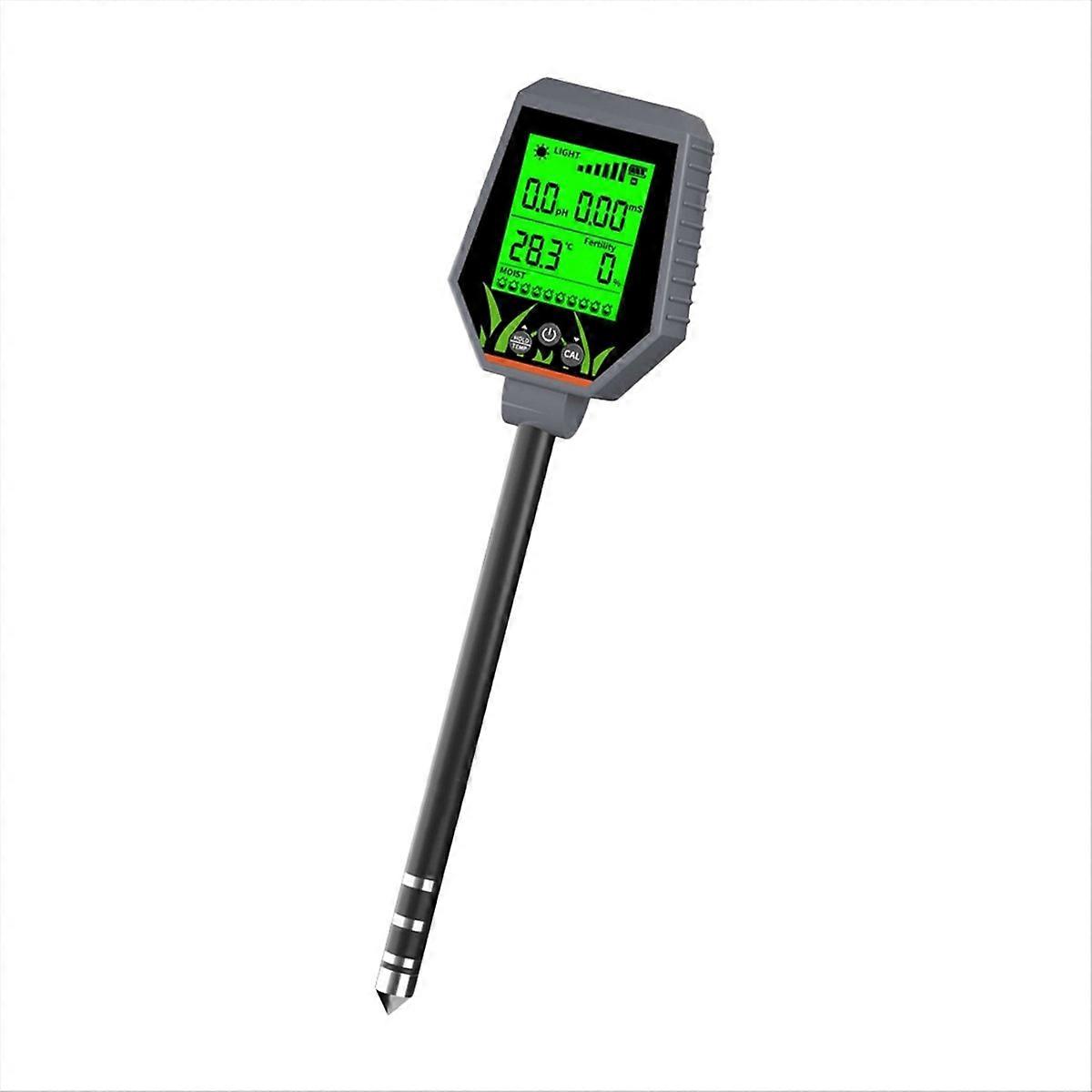 6-In-1 Soil Tester PH Meter Soil Orchard Compost Tester