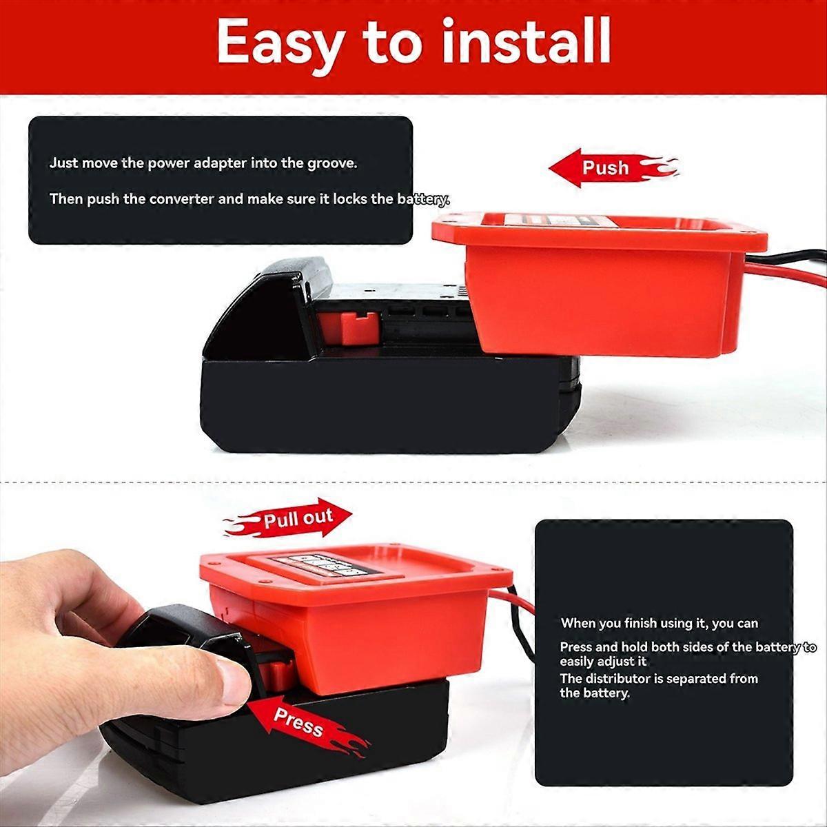 Car Jump Car Booster for 18V Battery Adapter