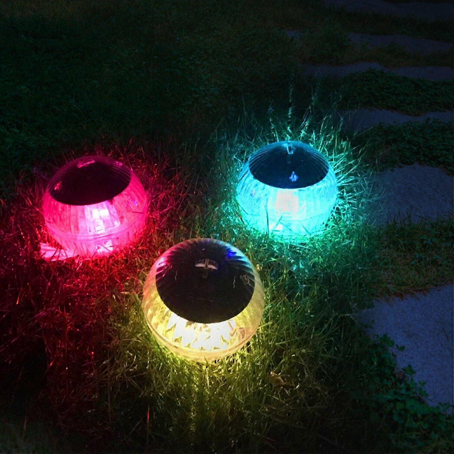 Floating Solar Pool Lights Garden Pond Hanging Lamp Color Changing Waterproof