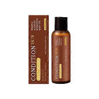 Body Oil 100ml East  Men's Moisturizing Body Care Gentle Nourishing Refreshing Non-Greasy Hydrating Care Dry Skin