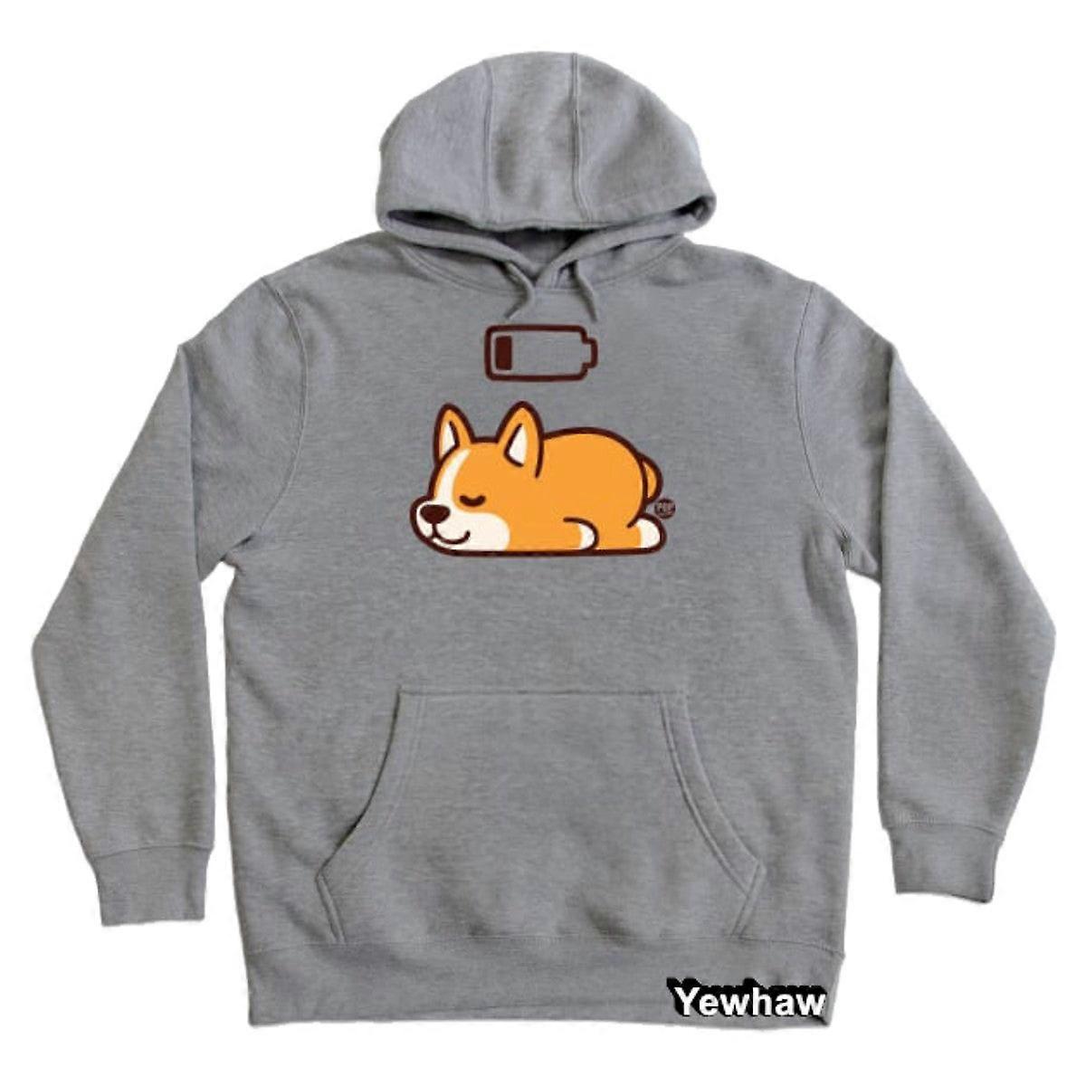 Low Battery Dog Hoodie