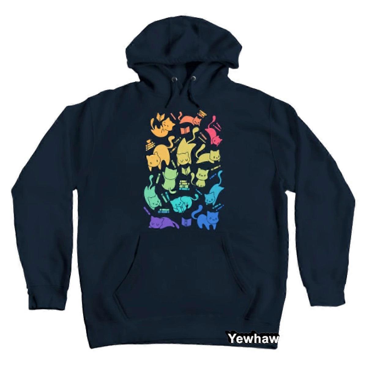 Cats & Books Hoodie