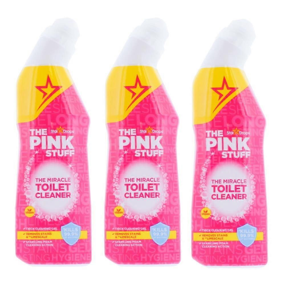 Stardrops The Pink Stuff WC-puhdistusaine 750ml (3 kpl)