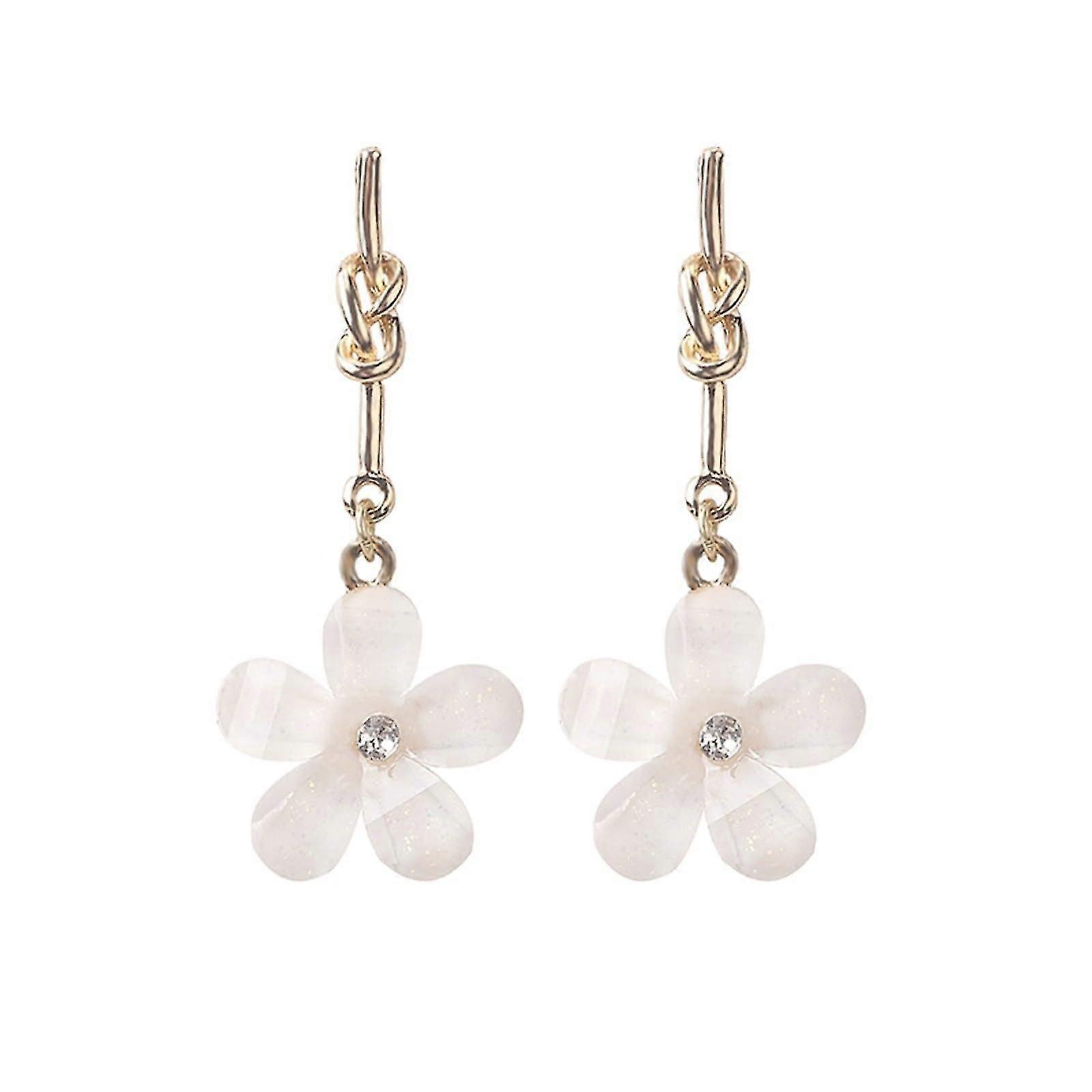 Daisy Tassel Pearl Earrings for Women's