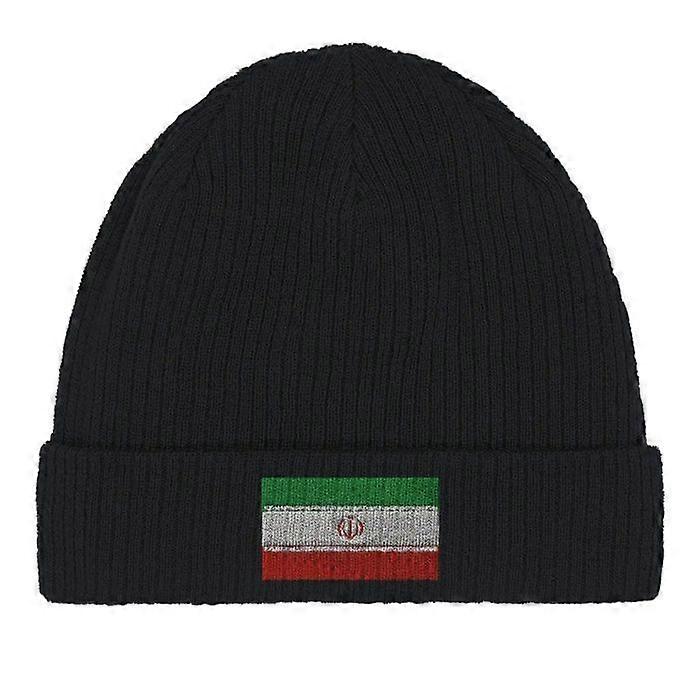 Iran Flag Hood in Black