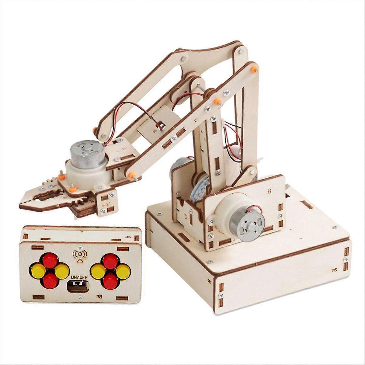 DIY Wireless Remote Control Mechanical Arm Model Kit for Kids Physics Experimental Tool Kit Childre