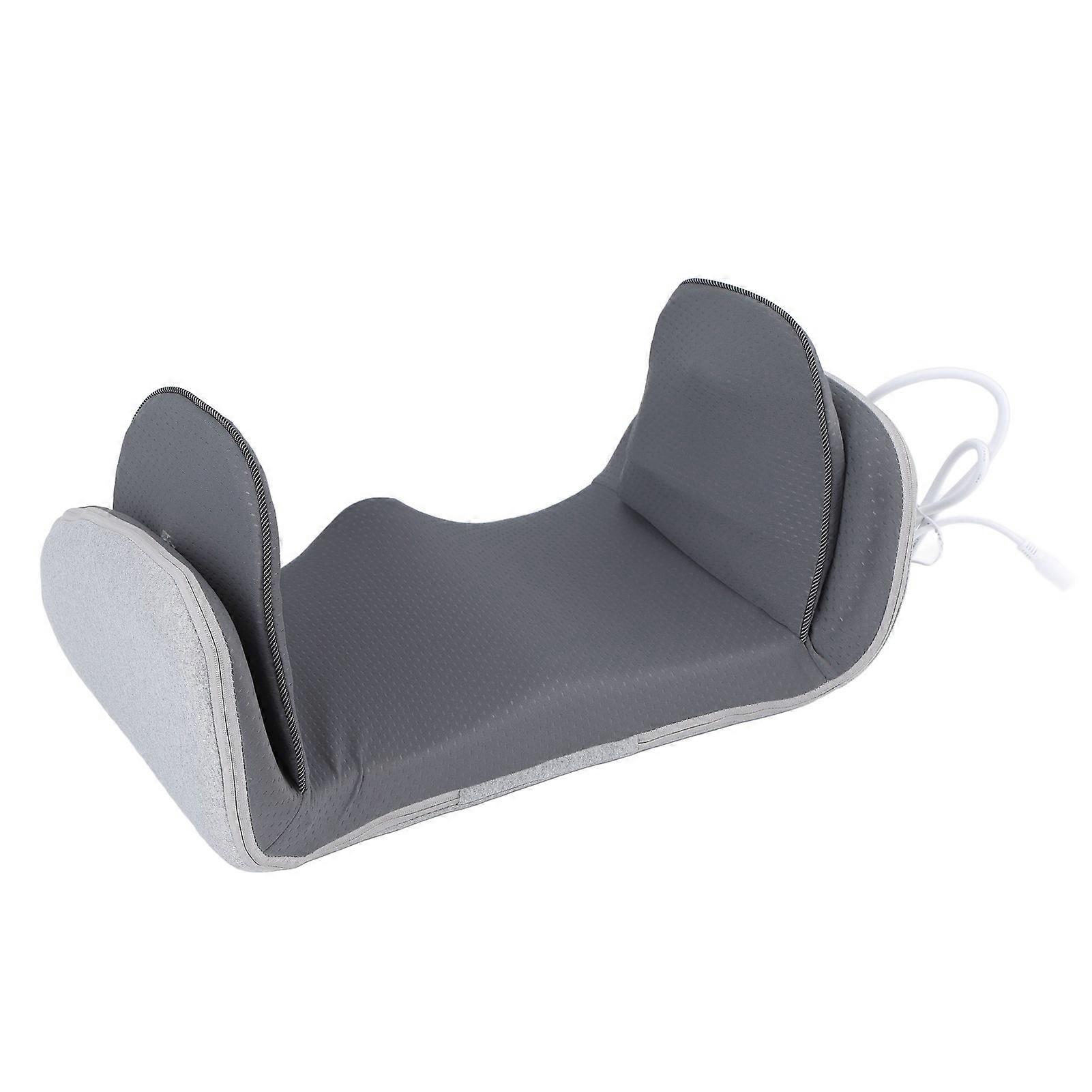 电动臀部按摩机 9 振动 3 加热气囊揉捏臀部塑形骨盆按摩器 100-240V 灰色