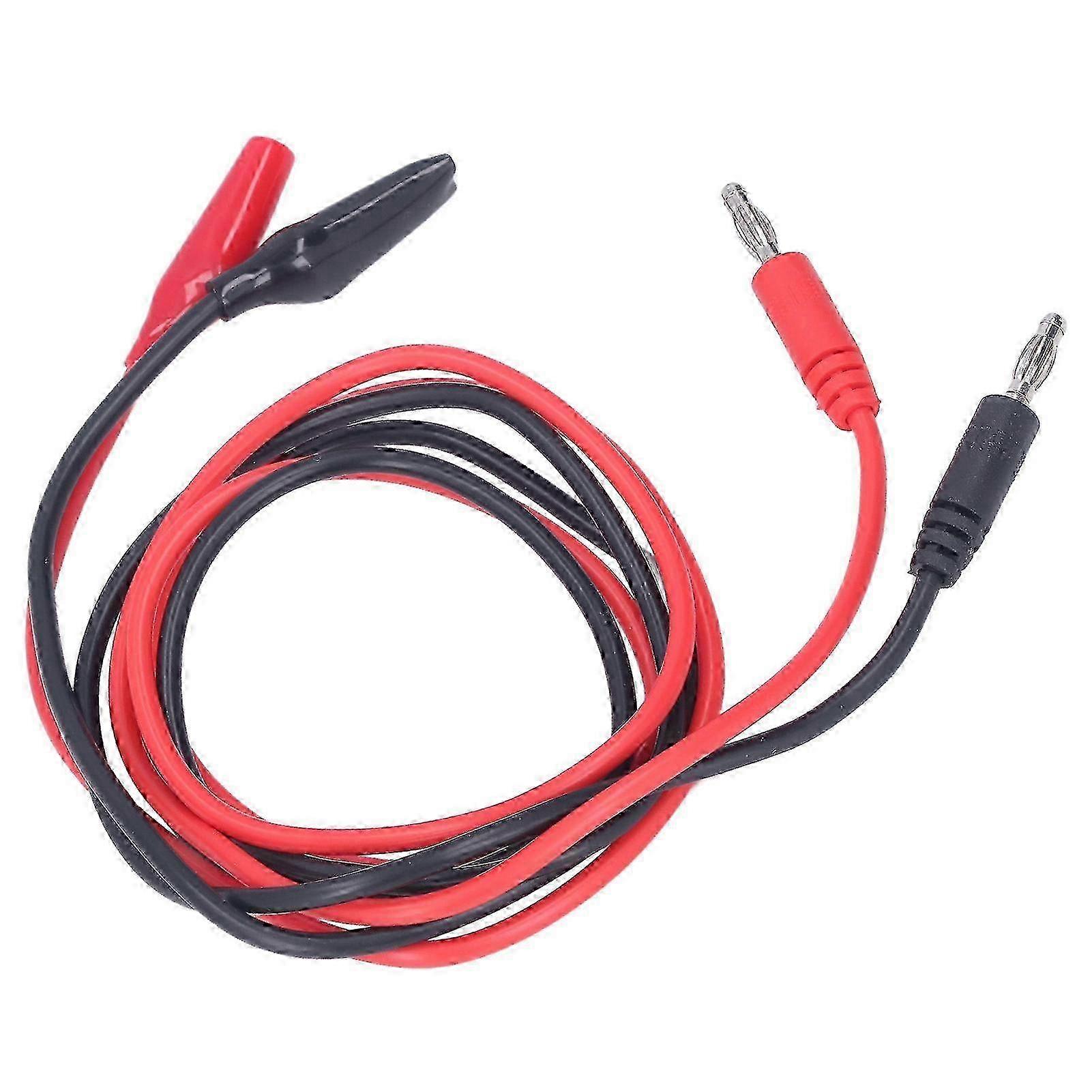 Crocodile Clip Test Leads Banana Plug Multimeter Electronic Power Tester 2000V 20A 41in 104cm miao4