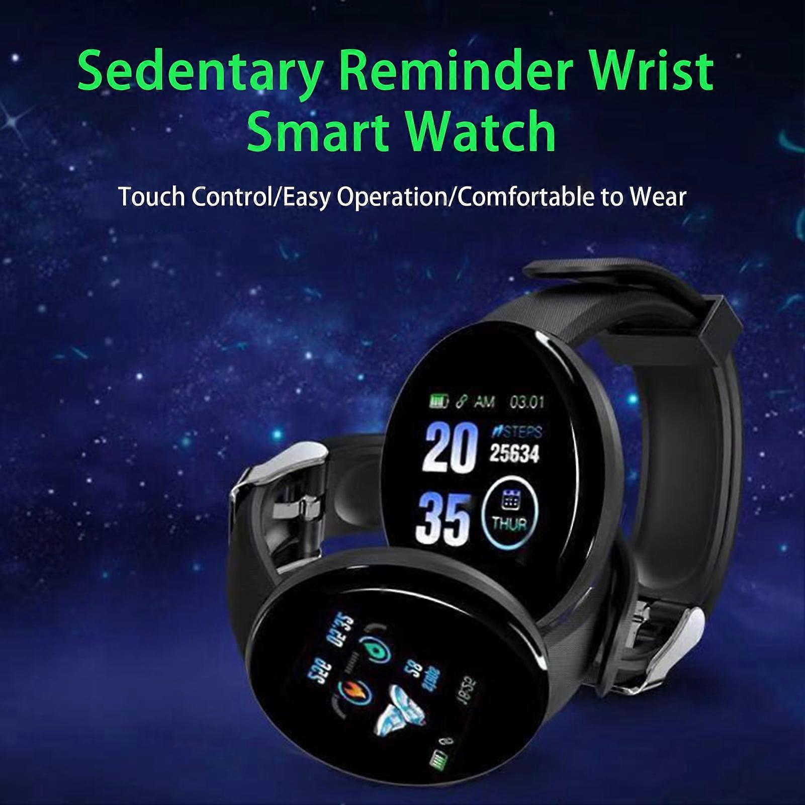 SUSUchens D18 Smart Watch 1.44" HD Screen, Blue, Touch Control, Call/Message Alerts, Health & Step Tracking, Daily Use, Compatible with