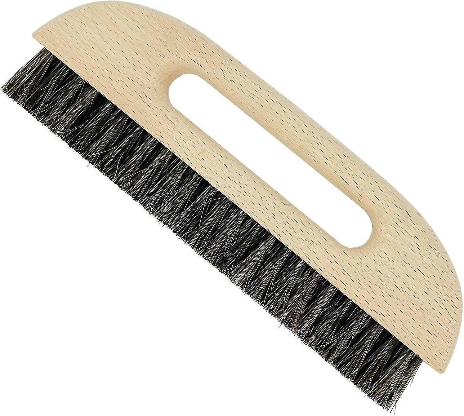 Escova grande de alisamento de papel de parede de 10 polegadas, ferramenta para pendurar papel de parede com cabo de madeira