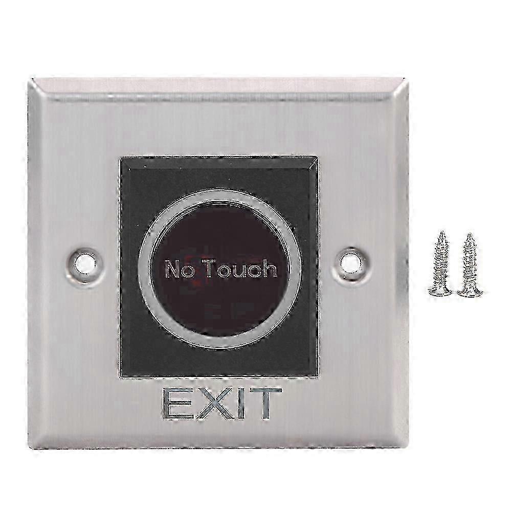 Infrared Sensor Switch NonTouch Access Control System Backlit Button DC12V