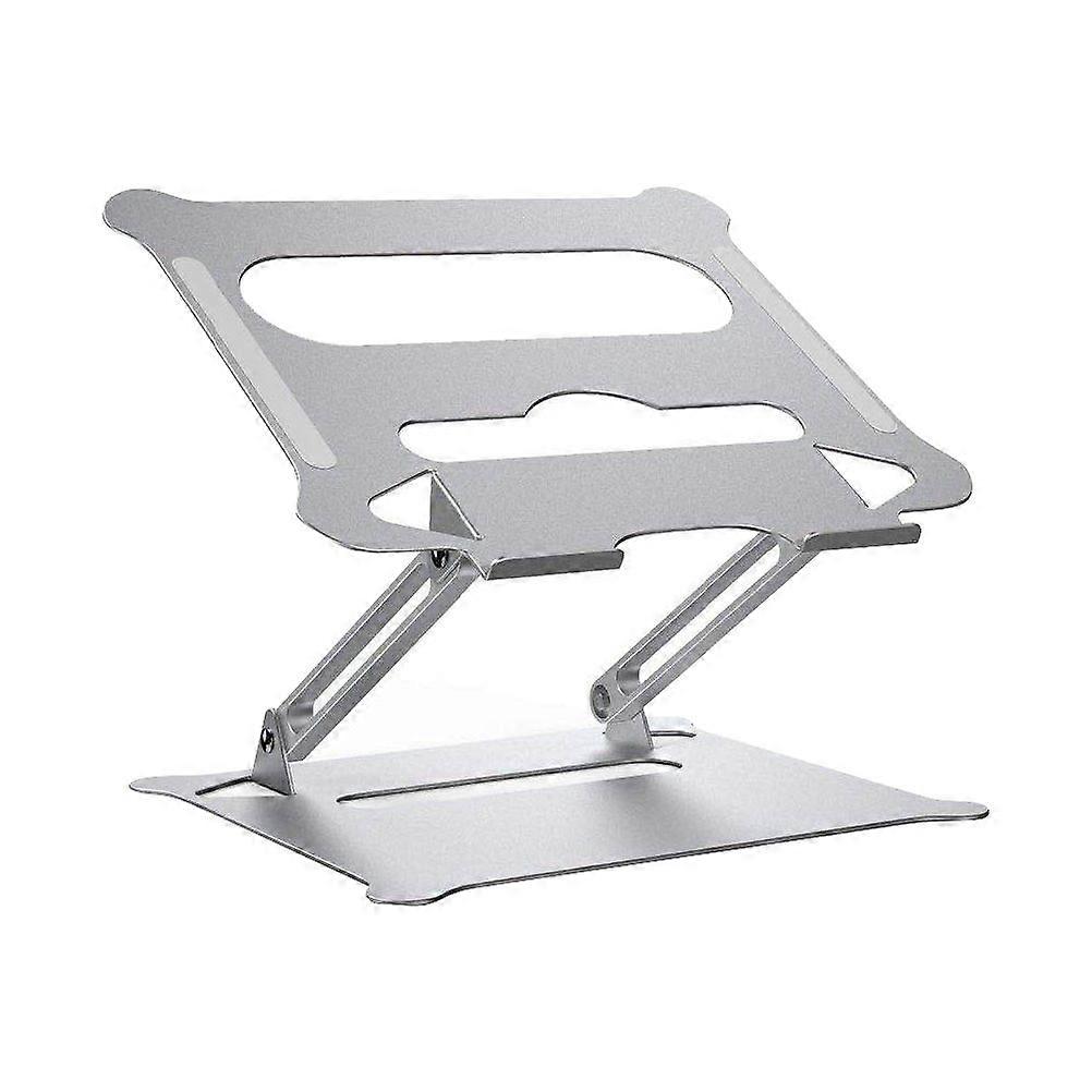 Foldable Laptop Computer Stand Height-adjustable Notebook PC Holder Portable Laptop Support (Silver)