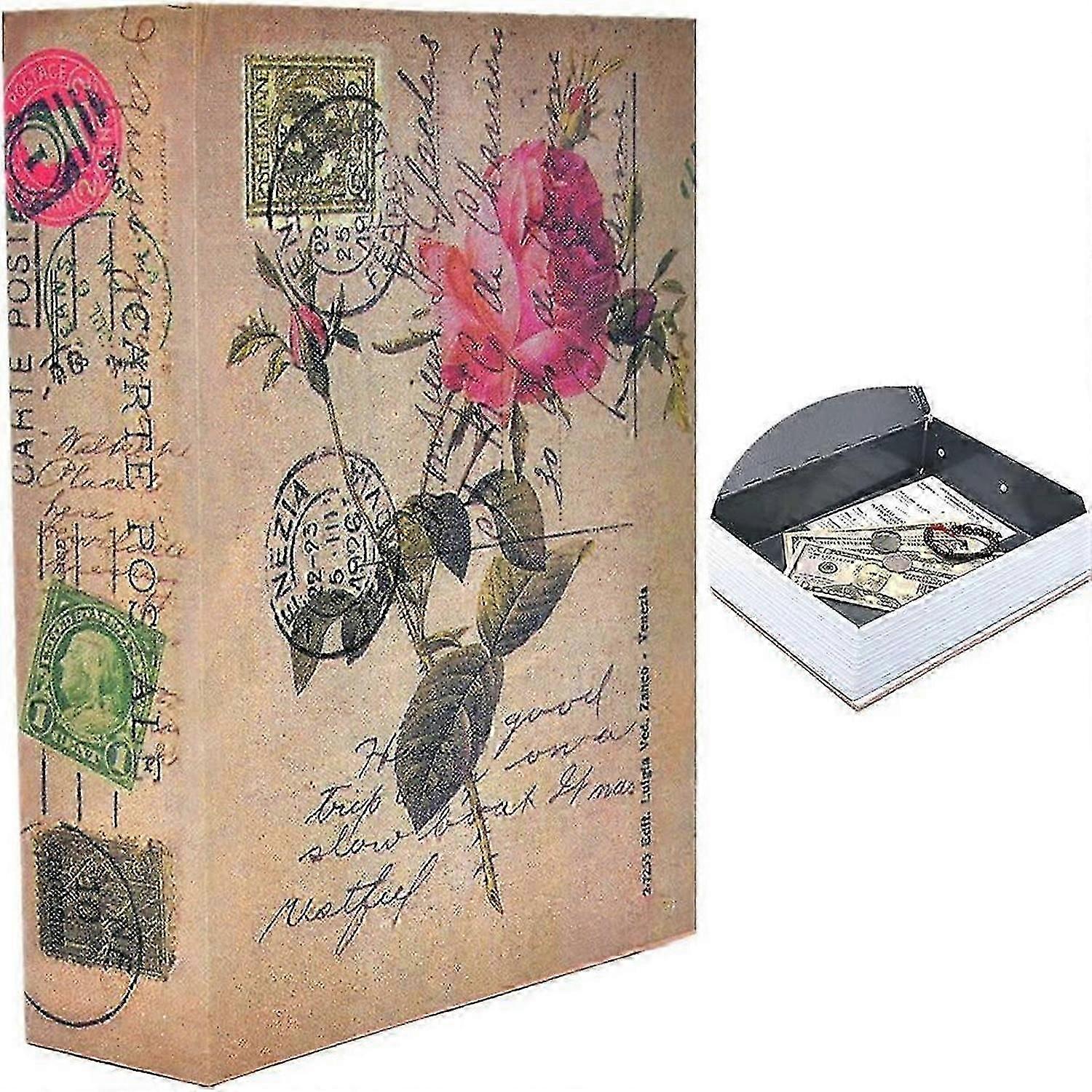 Portable Hidden Safe Book With Combination Lock Safe Money Storage Secret Book