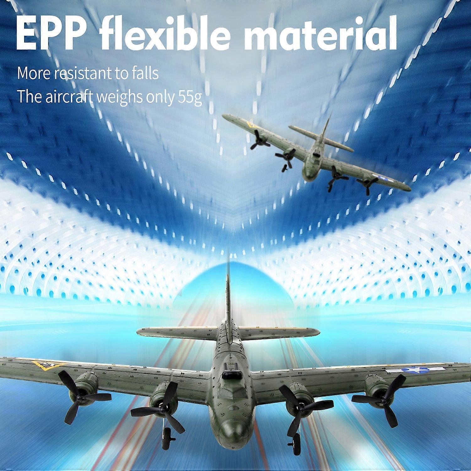 2.4G RC Airplane 2 Channel Easy Control High Efficiency Remote Control Aircraft EPP for Beginners Ki