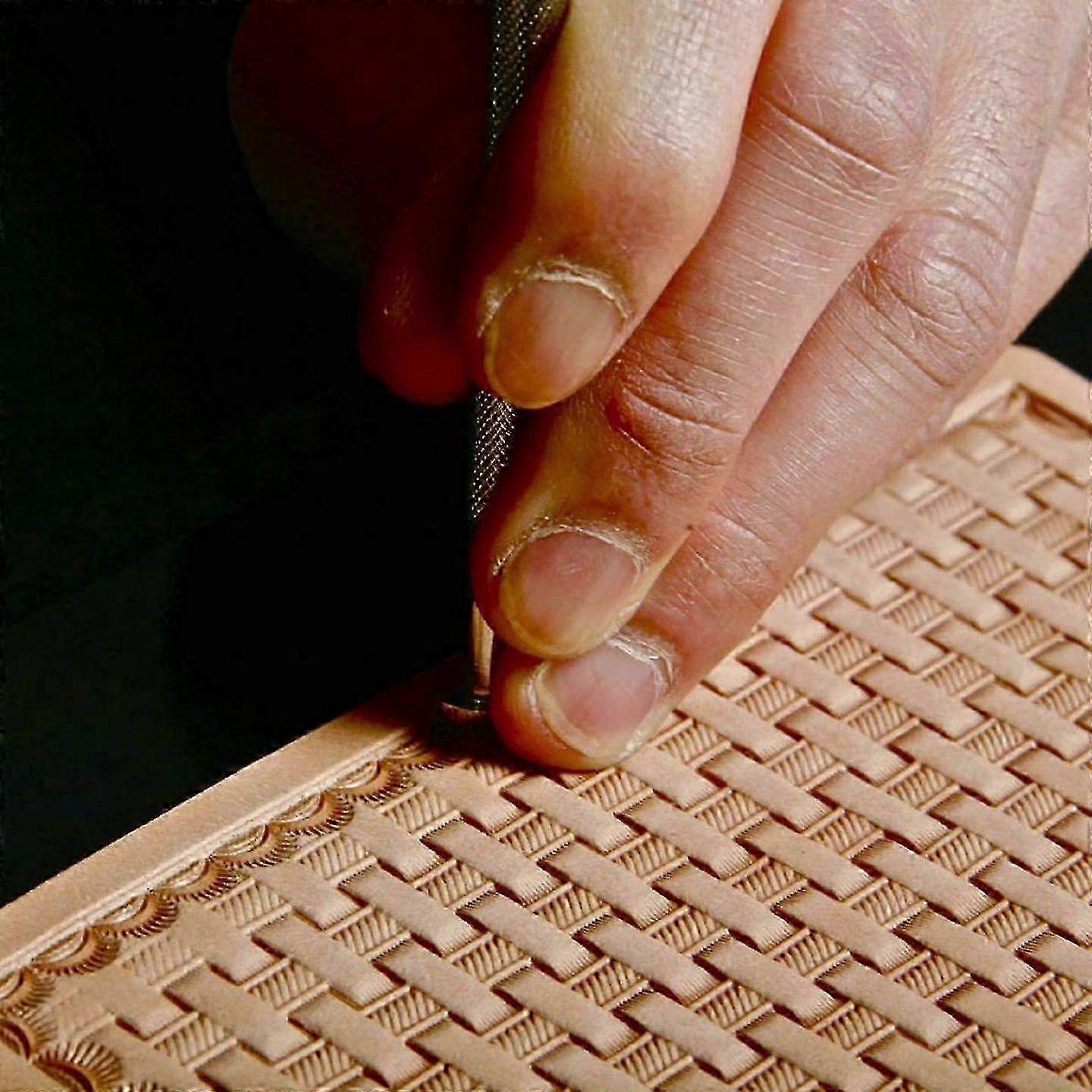 Craft Sha Leathercraft Stamping Tool 7x7mm E294 Unique Background Leather Stamp