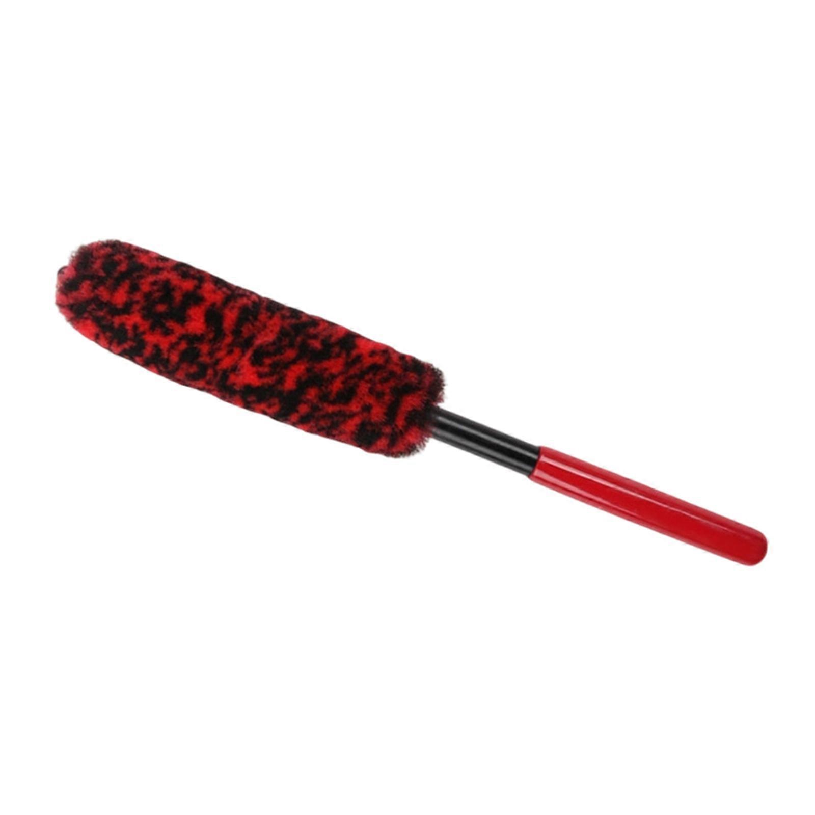 Car Wheel Detailing Brushes Plastic Soft Bristles Short Handle Design For Tight Spaces Brake Dust Cleaner  small