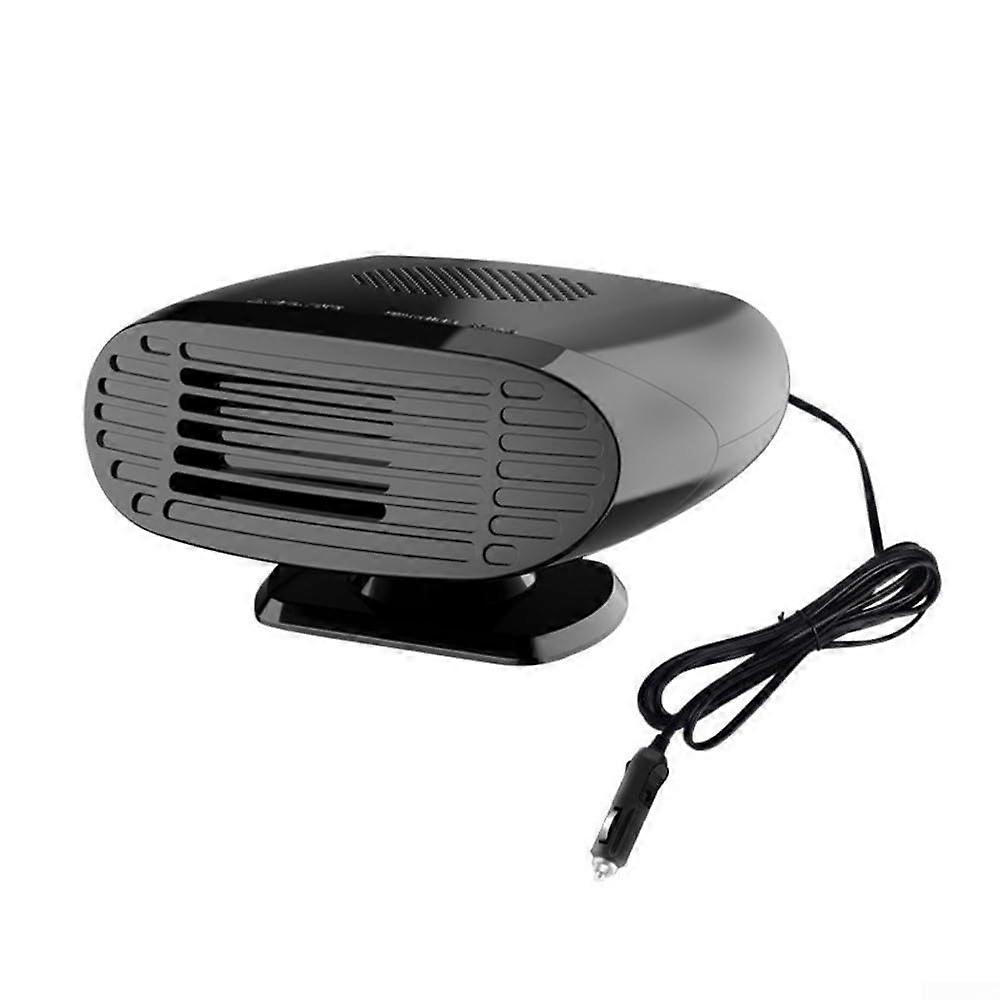 12 V/24 V Car Fan Heater 360 Degree Rotation Windscreen Deicer Summer Cooling Low Noise Dashboard Automatic Heating