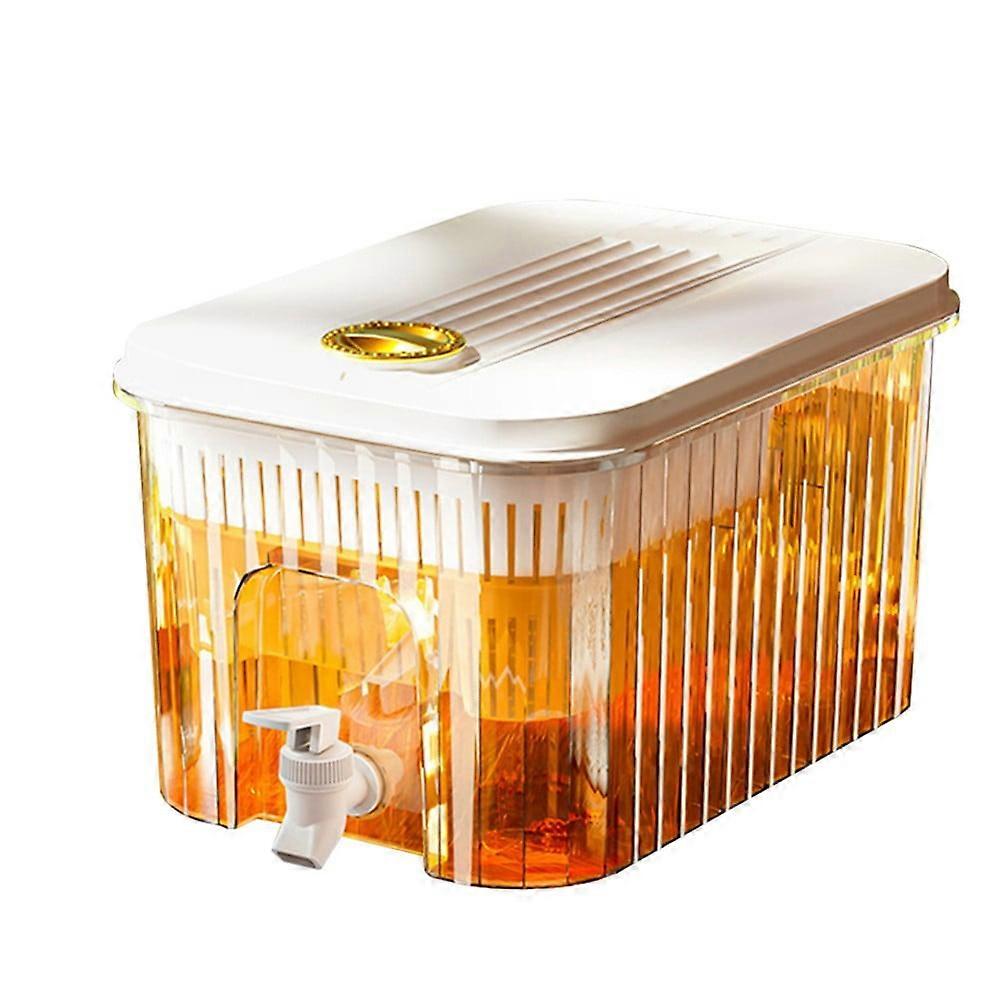 Mosiee 5L Juice Jug Beverage Gallon Cold Water Pitcher Large Capacity Cold Kettle