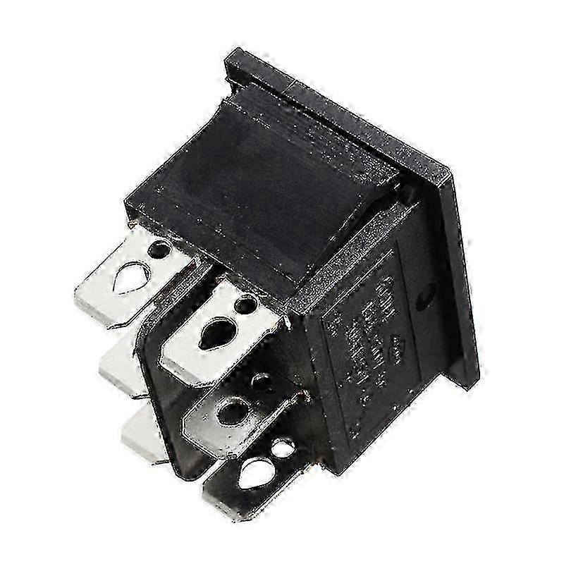 6 Pin 3 Position Boat Rocker Switch DPDT On-Off-On Momentary 16A 250V AC