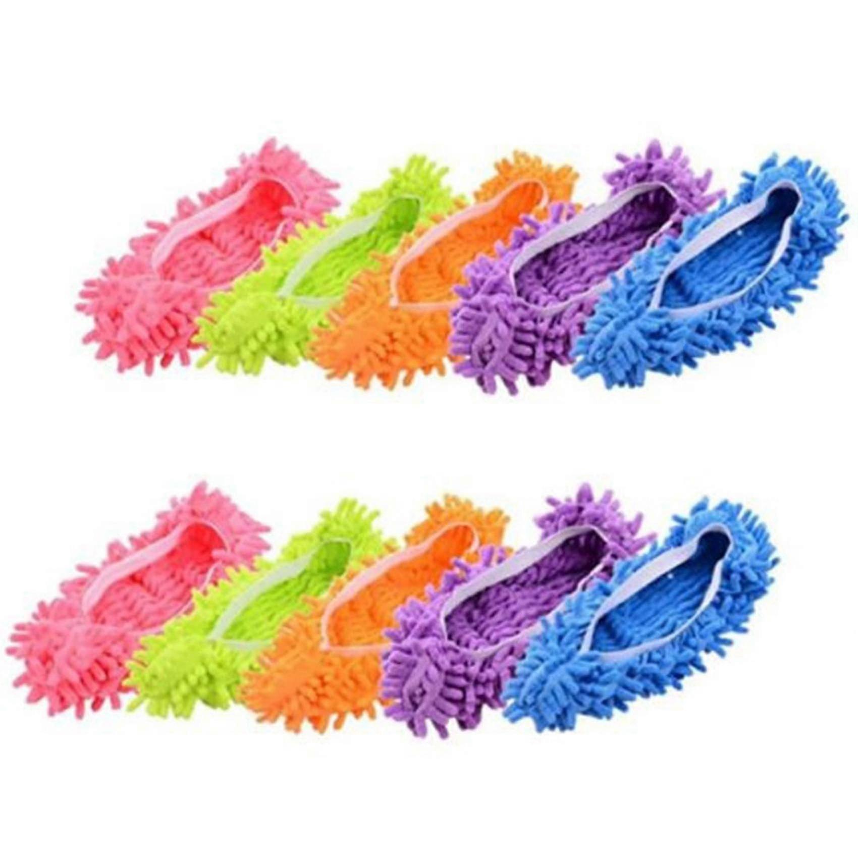 Cleaning Slippers Multifunction Microfiber Dust Mop Shoes For Home