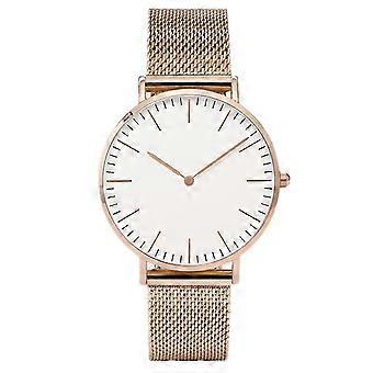 Orologio da polso da donna in lega con cinturino a maglia singola da 30 mm