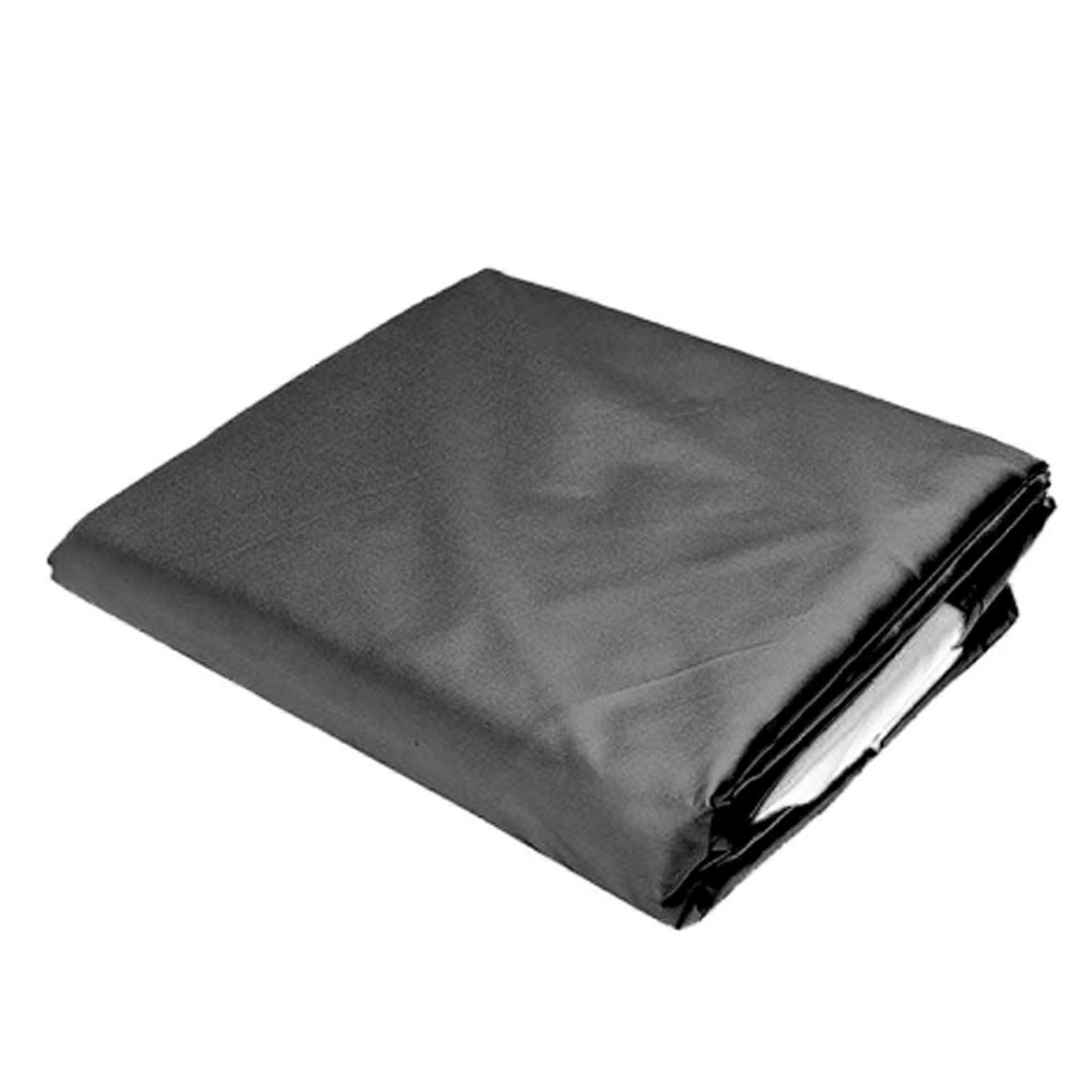 غطاء حمام سباحة للكلاب قابل للطي حامي حمام سباحة دائري للحيوانات الأليفة والأطفال حوض استحمام مقاوم للغبار استخدام في الهواء الطلق أسود XL