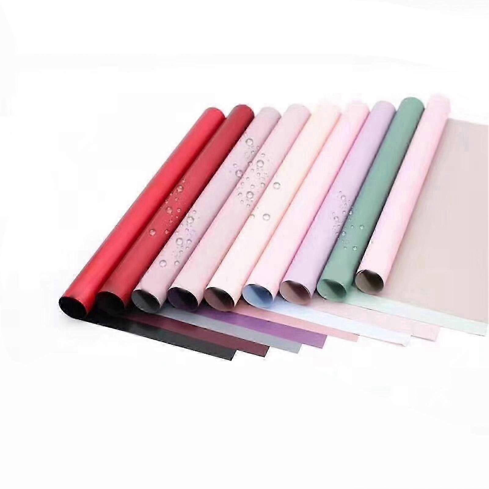Flower wrapping paper waterproof bouquet packaging 20pcs set