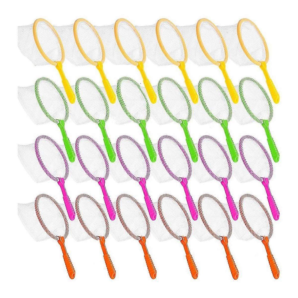 24 Pcs Butterfly Bug Net for Kids Insect Collecting Net Bug Catcher Fishing Net Science Nature Exploration Tools