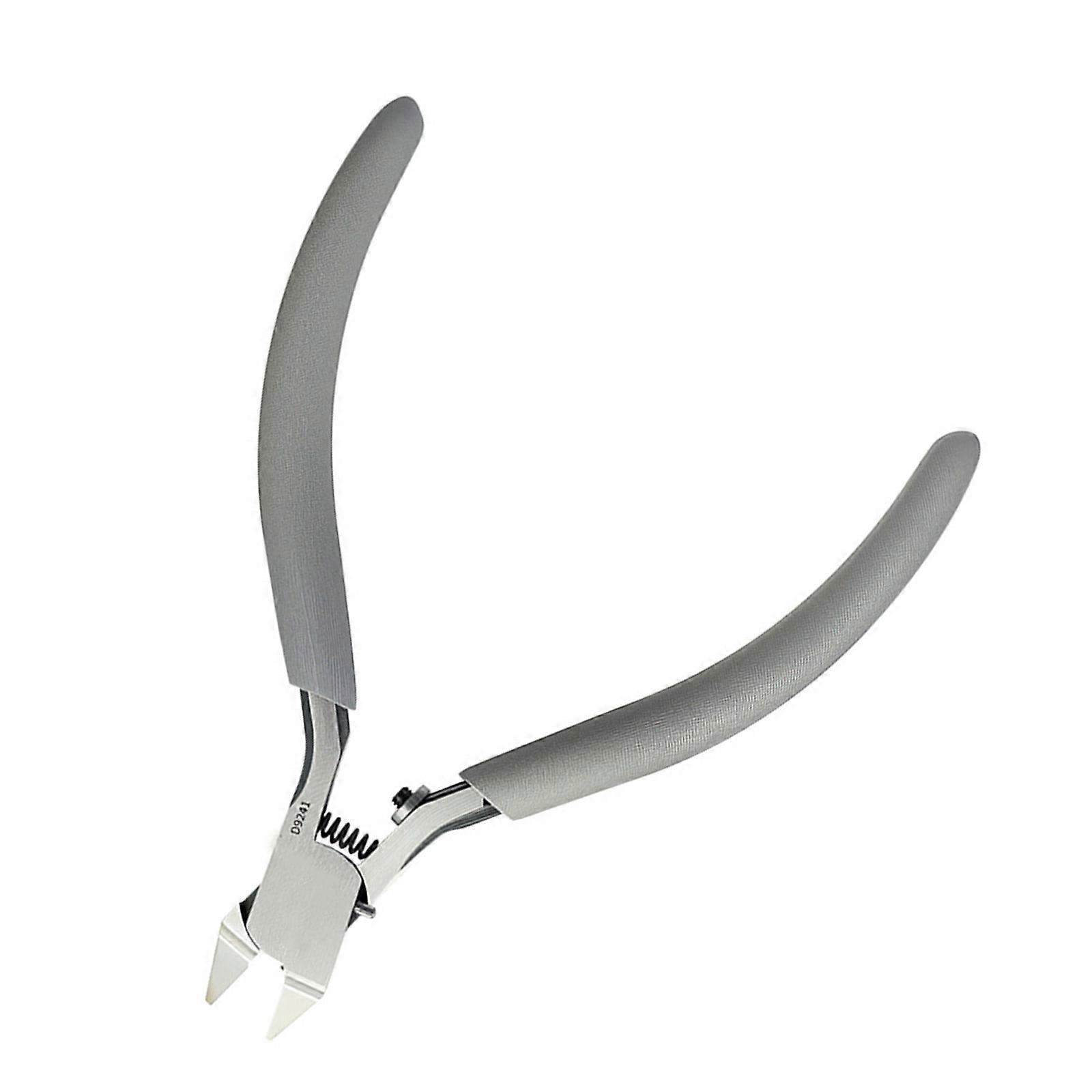 Multipurpose Angled Nippers With Protective Stopper Mechanism For Crafts Metalwork Precise Tasks Intricate Component Work Multicolor