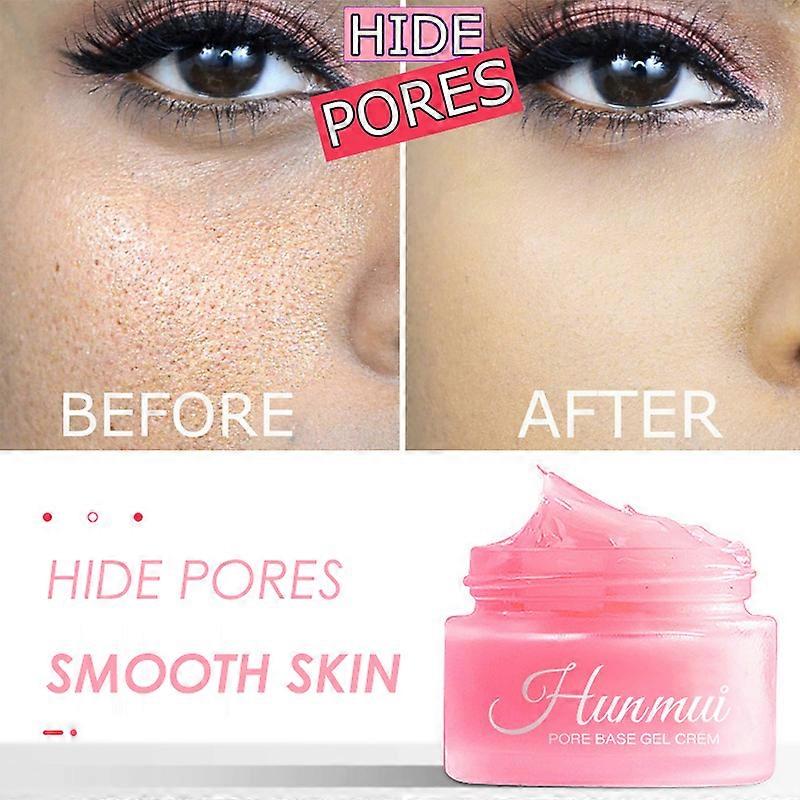 Hunmui Face Primer Pore Base Gel Cream Invisible Pore Primer Matte Base Make Up Oil-control Smooth Fine Lines Pore Cream