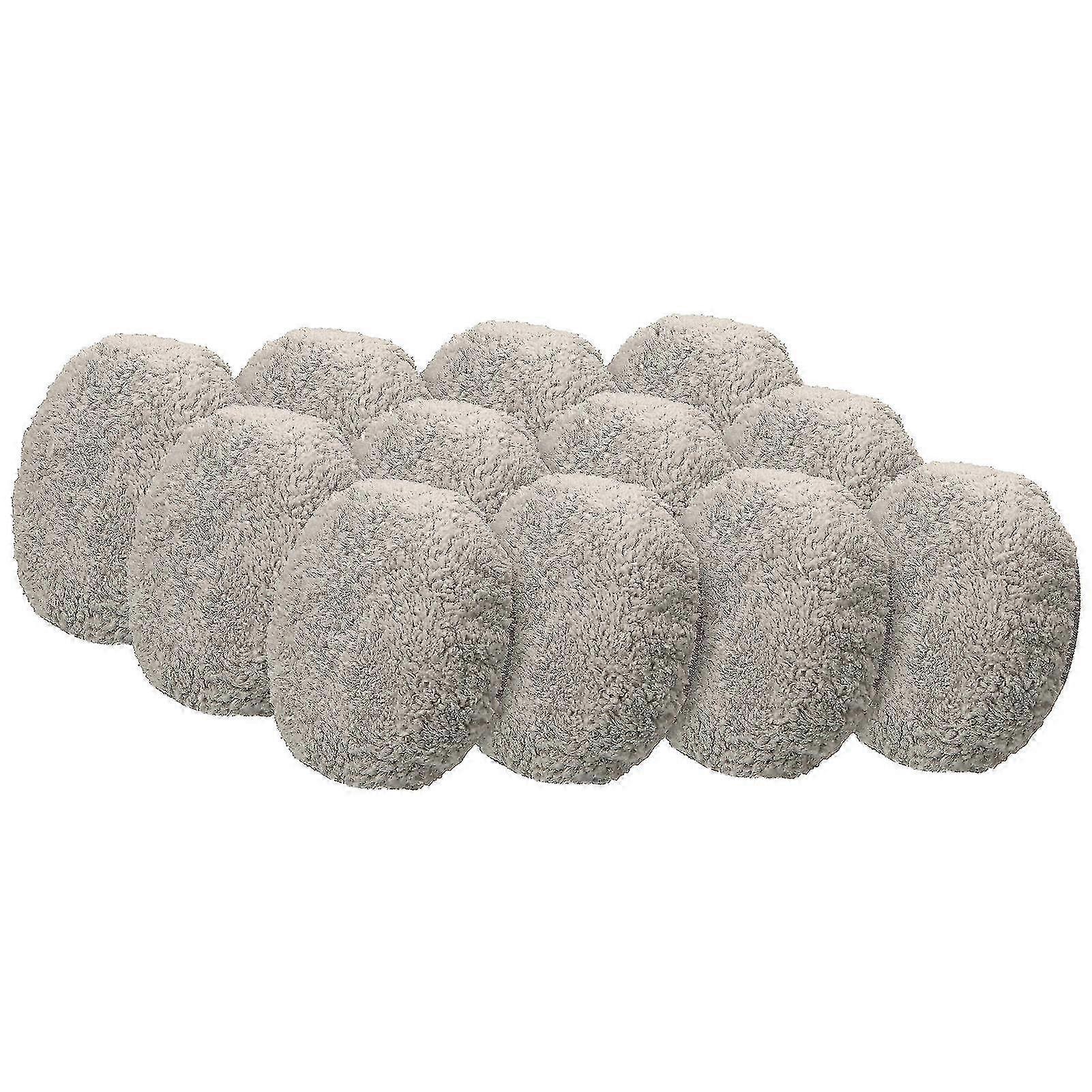 12 Pcs Reusable Microfiber Mopping Pads for Hobot 168/188 Window Cleaning Robot - Washable Replacements