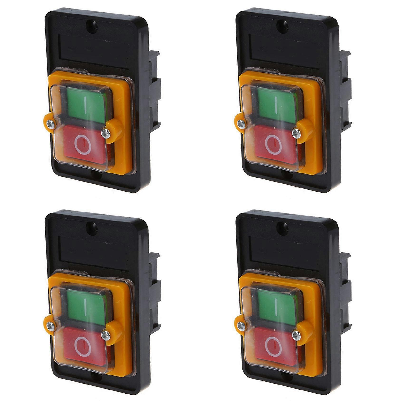 4X AC 220/380V ON/OFF Water Proof Push Button Switch KAO-5