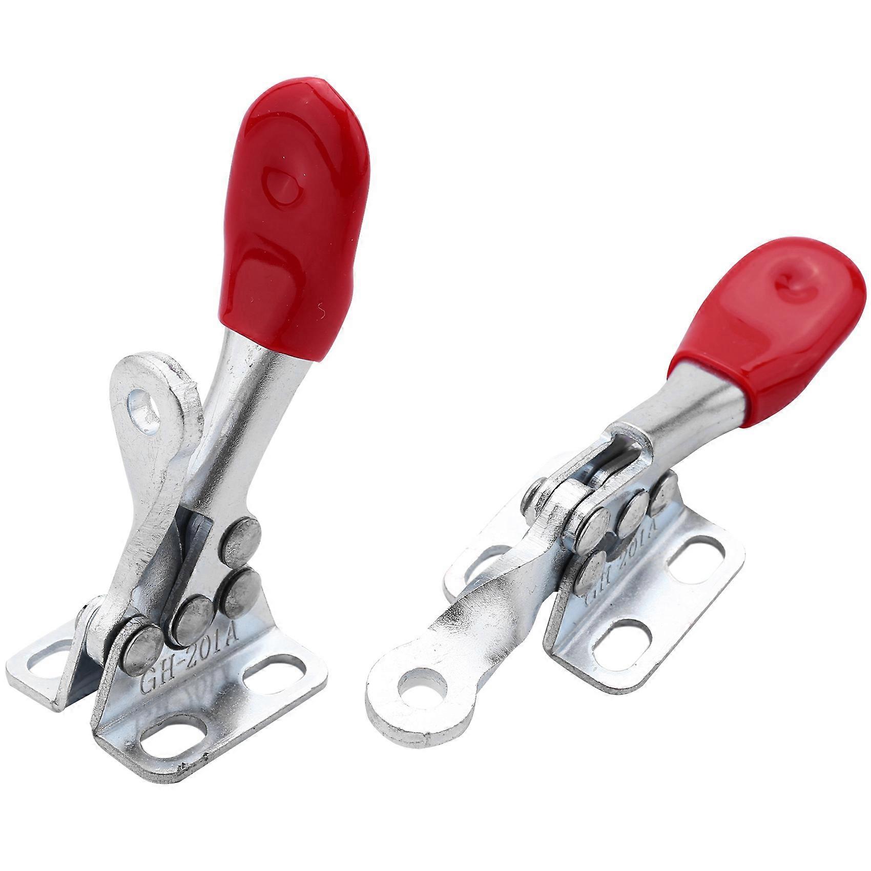 12 PCS 60 Lbs Antislip Covered Hand Tool Toggle Clamp Horizontal Clamp 201A