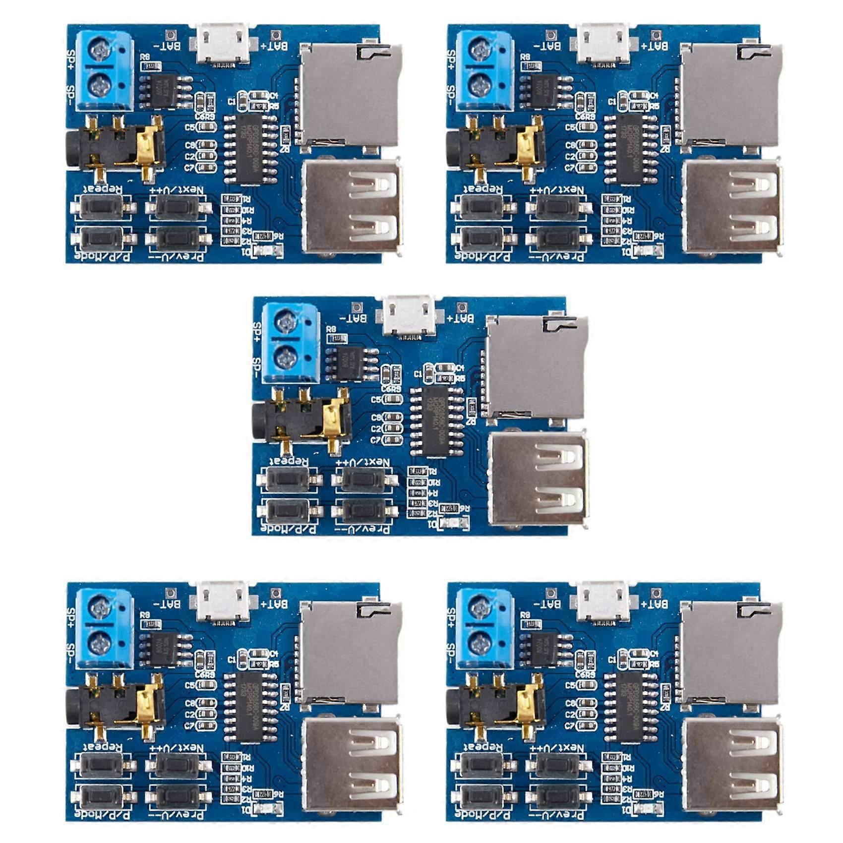 5X Mp3 Lossless Decoder Board Comes with Amplifier Mp3 Decoder TF Card U Disk Decoder Player