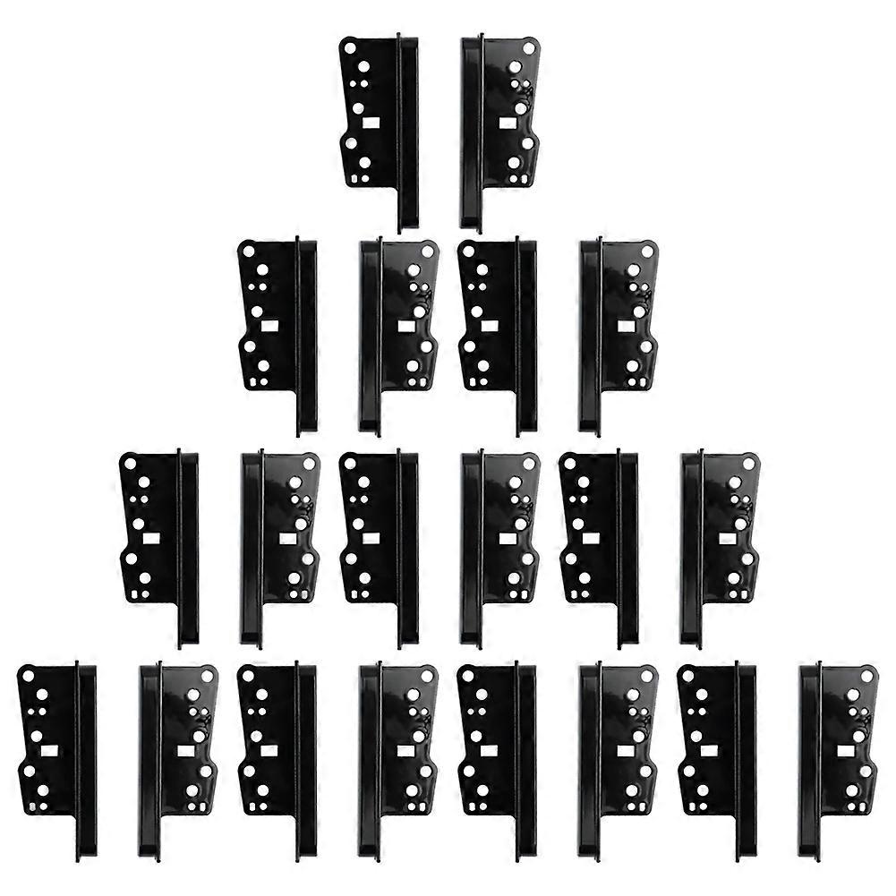 10 Pair Car Radio Brackets Double Din Stereo Panel for B