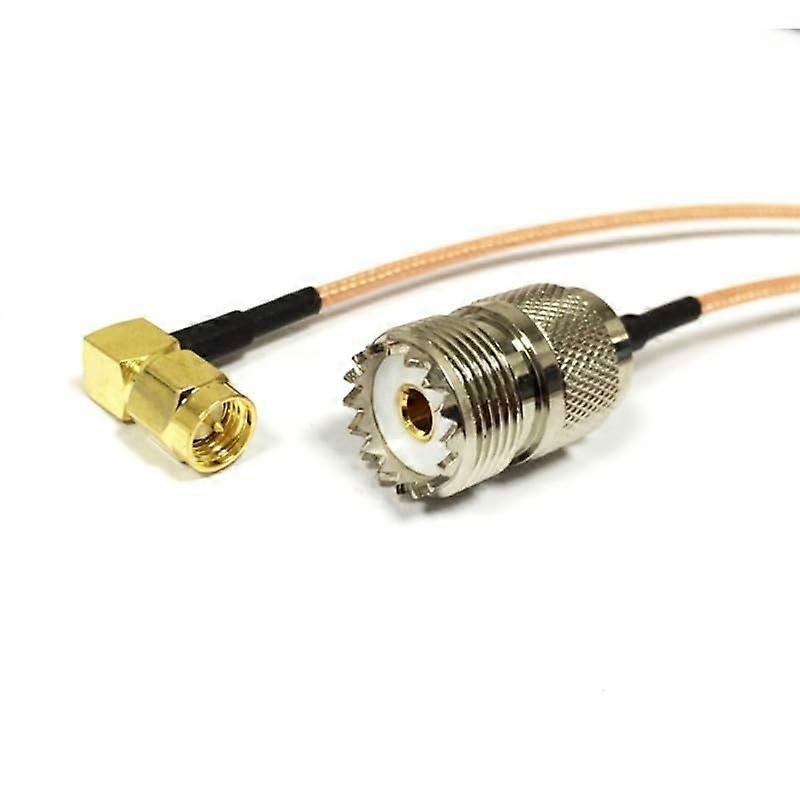 RF Coaxial Adapter UHF Plug to SMA Female SO239 RG316 15cm  Signal Stability Patch Cord