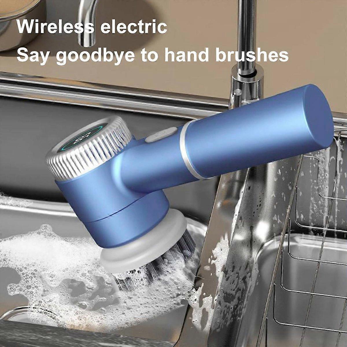 Electric Pot Brush Rechargeable Cleaning Dishwashing Brush