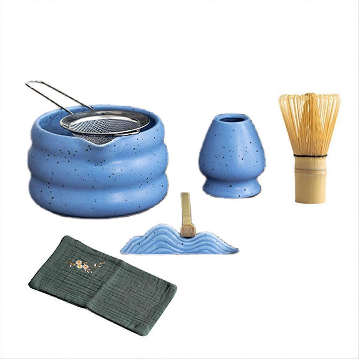 7Pcs Japanese Matcha Tea Set, Matcha Kit