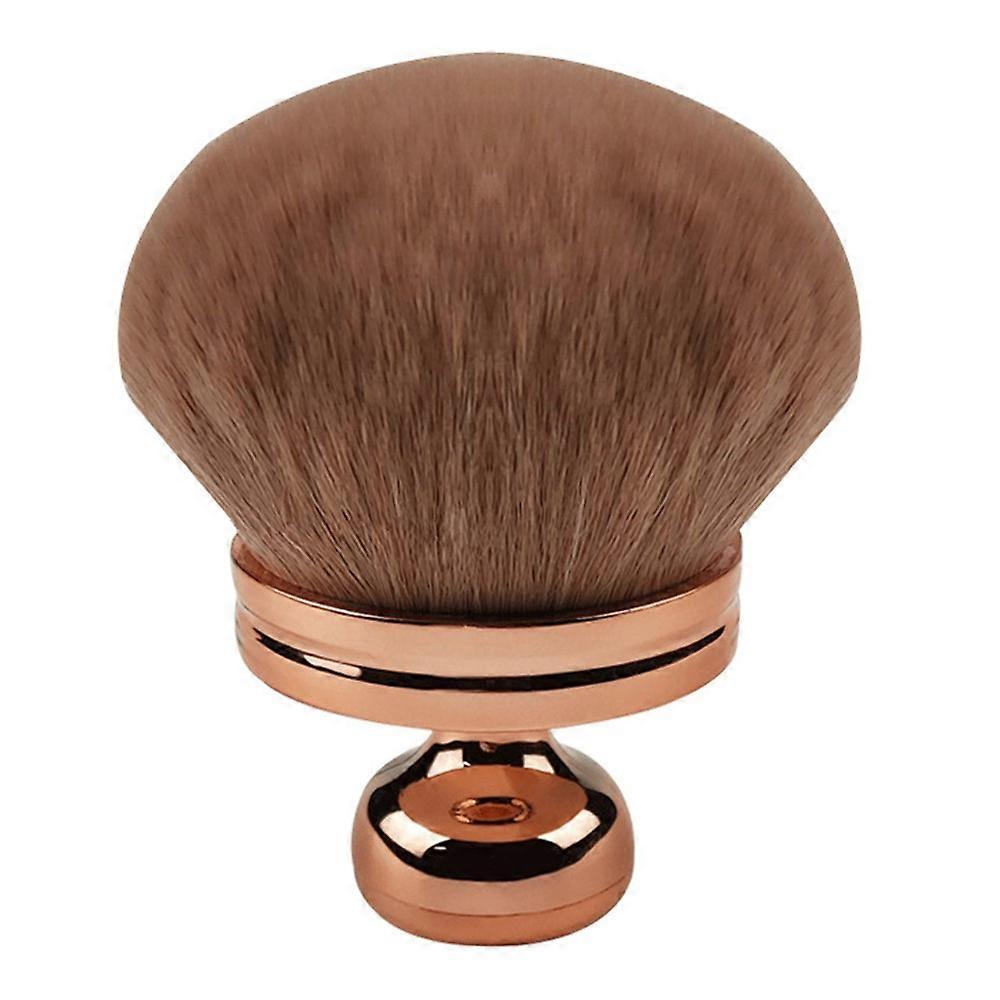 Multifunctional Pressed Powder Makeup Brush Electroplated Handle Cosmetic Brush