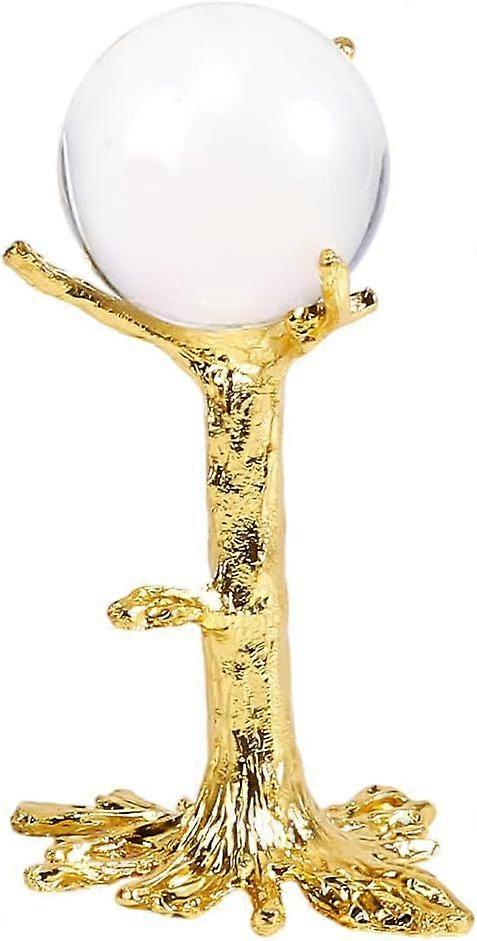 Ball Stand Tree Shape Sphere Display Stand Golden Alloy Holder for Ornament Rack Balls 3x3.3x5.1inch