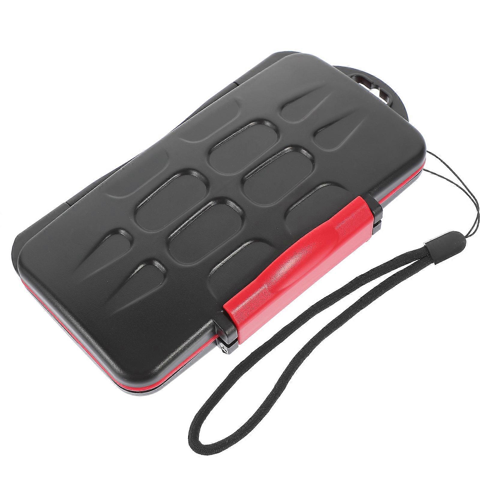 Memory Card Holder Shockproof Storage Box for 2Pcs Cards