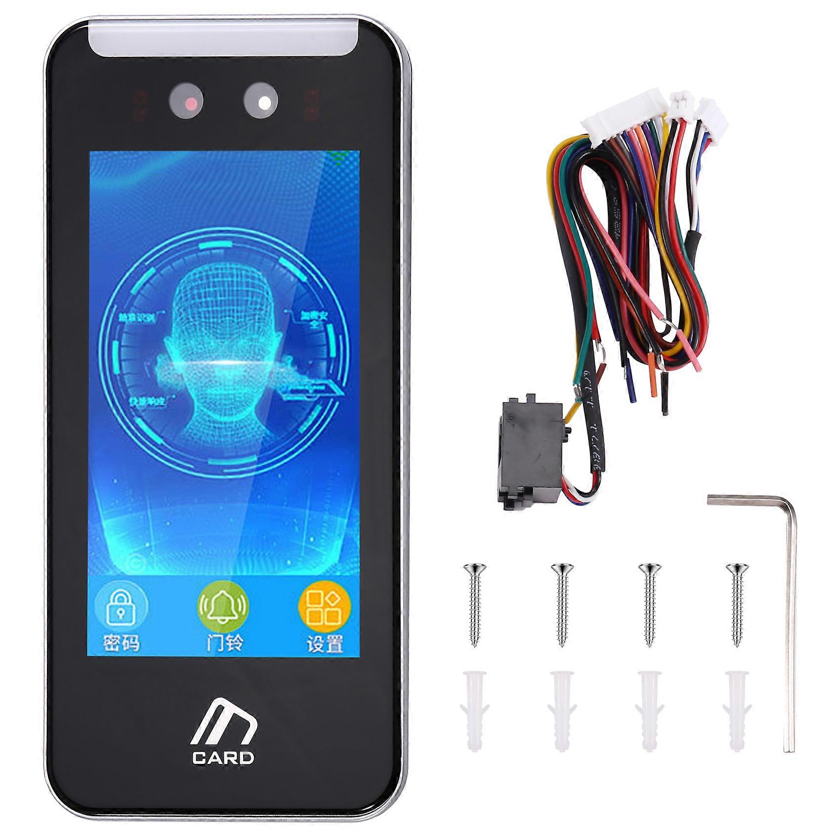 5 Inch Touch Screen Server TCP IP WIFI Face Recognition Access Control Face Time Attendance Machine