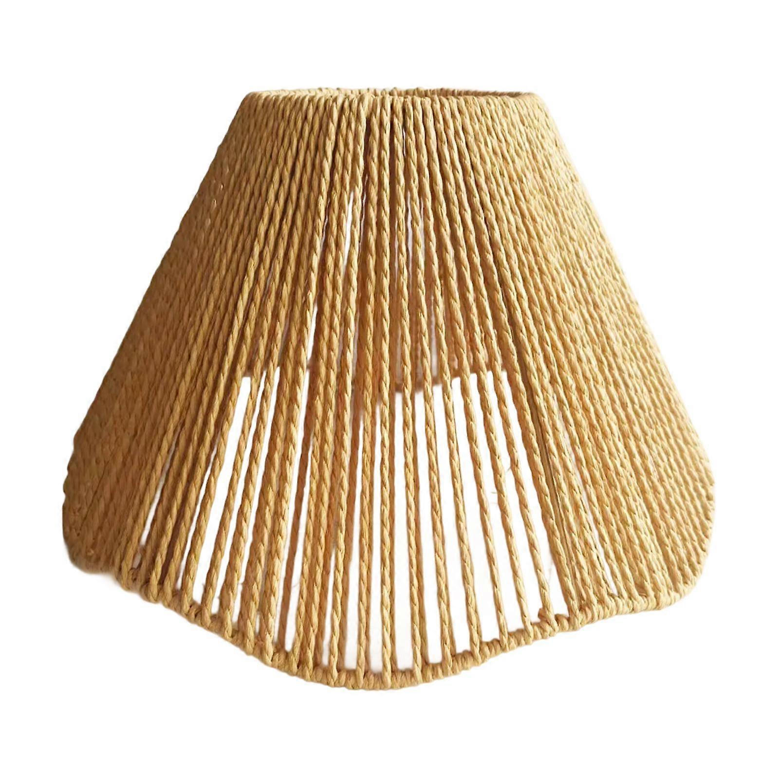 Weave Rope Lampshade Boho Light Shade Elegant Accessory Replacement Ceiling